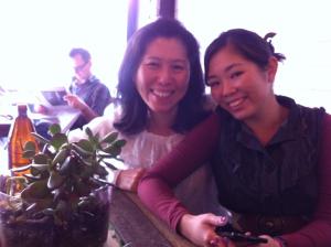 Me & mum at our fave cafe for lunch with the family.