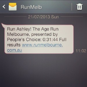 Huzzah for Run Melbourne! 