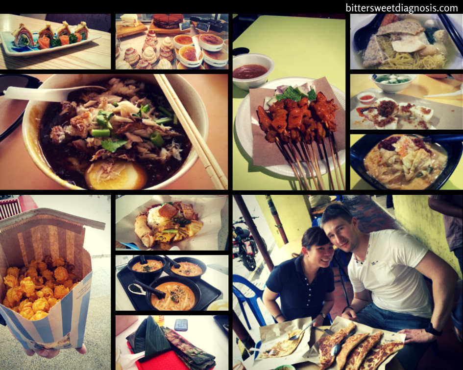 A small snapshot of the foods we indulged in! 